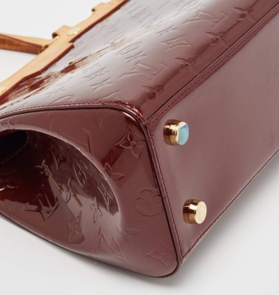 Louis Vuitton Amarante Monogram Vernis Brea Mm Bag