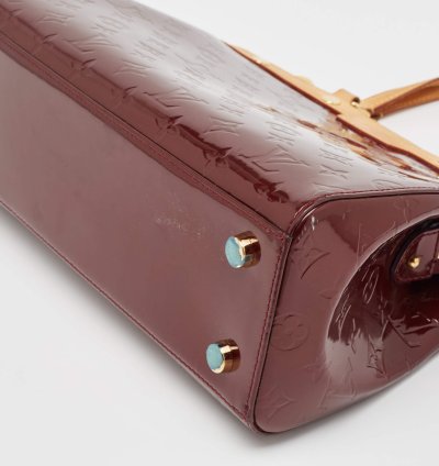 Louis Vuitton Amarante Monogram Vernis Brea Mm Bag