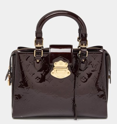 Louis Vuitton Amarante Monogram Vernis Melrose Avenue Bag