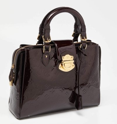 Louis Vuitton Amarante Monogram Vernis Melrose Avenue Bag
