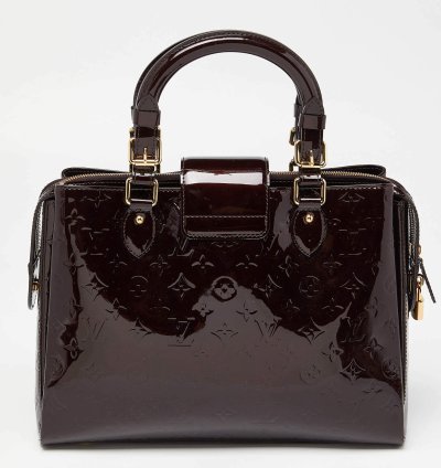Louis Vuitton Amarante Monogram Vernis Melrose Avenue Bag