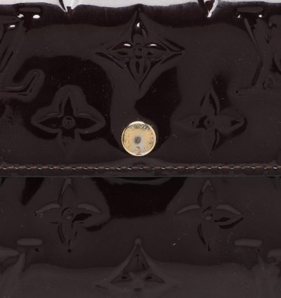 Louis Vuitton Amarante Monogram Vernis Sarah Continental Wallet