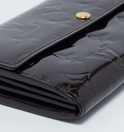 Louis Vuitton Amarante Monogram Vernis Sarah Wallet
