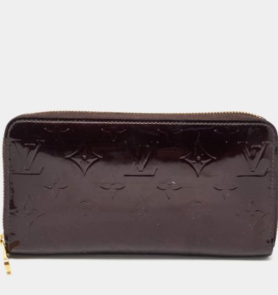 Louis Vuitton Amarante Monogram Vernis Zippy Wallet