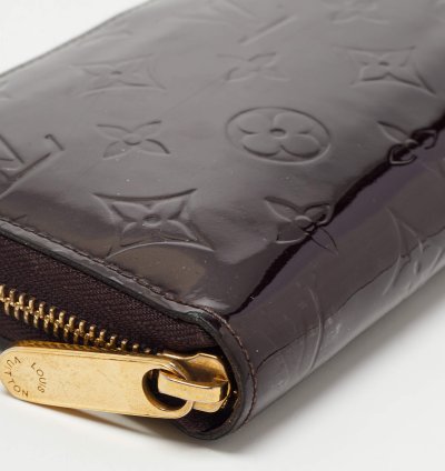 Louis Vuitton Amarante Monogram Vernis Zippy Wallet