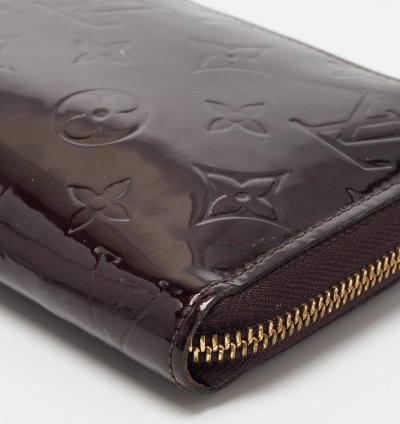 Louis Vuitton Amarante Monogram Vernis Zippy Wallet