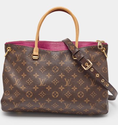 Louis Vuitton Amethyste Monogram Canvas Pallas Mm Bag