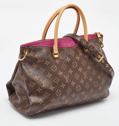 Louis Vuitton Amethyste Monogram Canvas Pallas Mm Bag