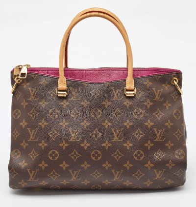 Louis Vuitton Amethyste Monogram Canvas Pallas Mm Bag