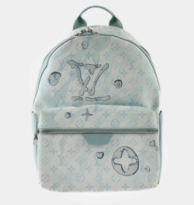 Louis Vuitton Aqua Garden Monogram Rucksack Daypack Discovery Backpack Pm