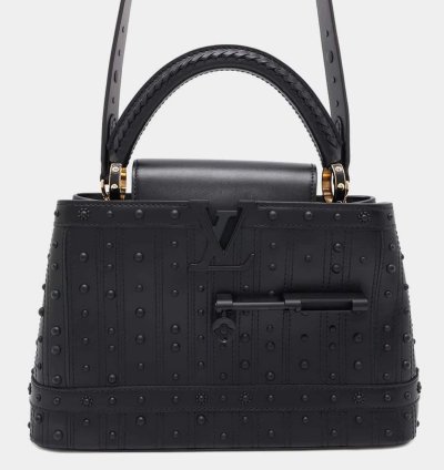 Louis Vuitton Arty Capucines Collection Peter Marino Noir Taurillon Size Mm