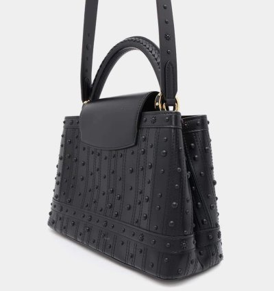 Louis Vuitton Arty Capucines Collection Peter Marino Noir Taurillon Size Mm