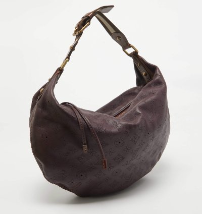 Louis Vuitton Aubergine Monogram Mahina Leather Onatah Gm Bag