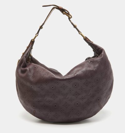 Louis Vuitton Aubergine Monogram Mahina Leather Onatah Gm Bag