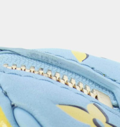 Louis Vuitton Baby Blue Leather Speedy Bandouliere Boston Bag