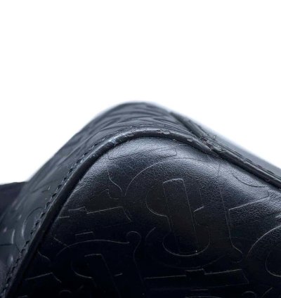 Burberry Bag Tb Monogram Leather 8014391 Burberry 2way Shoulder Black