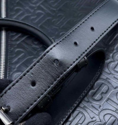 Burberry Bag Tb Monogram Leather 8014391 Burberry 2way Shoulder Black
