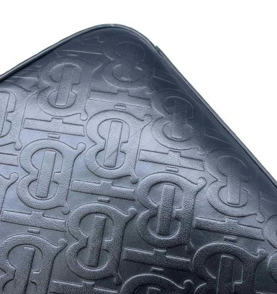 Burberry Bag Tb Monogram Leather 8014391 Burberry 2way Shoulder Black