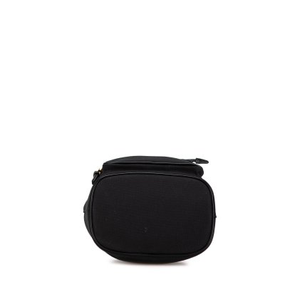 Black Canapa Logo Duet Bucket Bag
