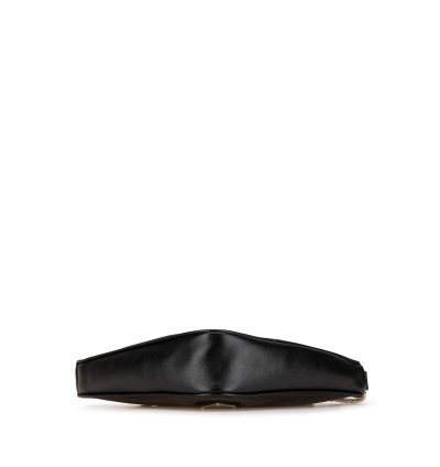 Black Grace Lux Triangle Logo Embossed Triangle Wristlet Pouch