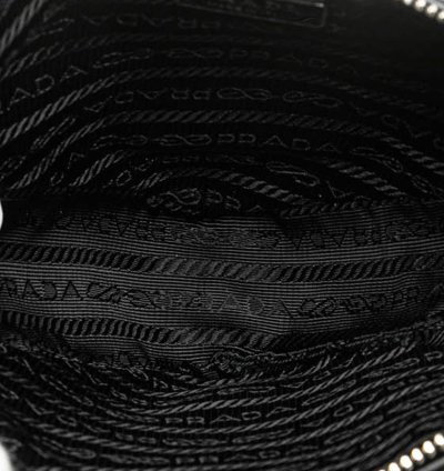 Black Grace Lux Triangle Logo Embossed Triangle Wristlet Pouch