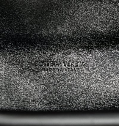 Black Lambskin Belt Chain Pouch