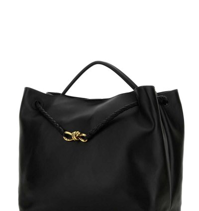 Black Leather Big Andiamo Handbag
