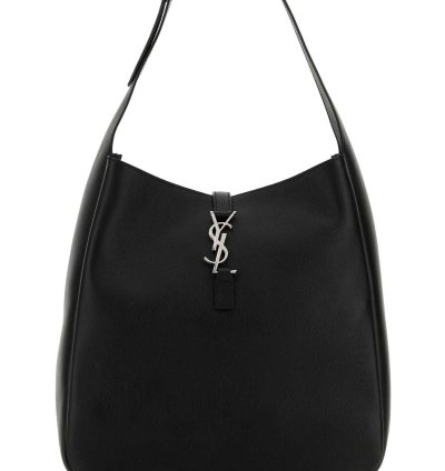 Black Leather Le 5 7 Shoulder Bag