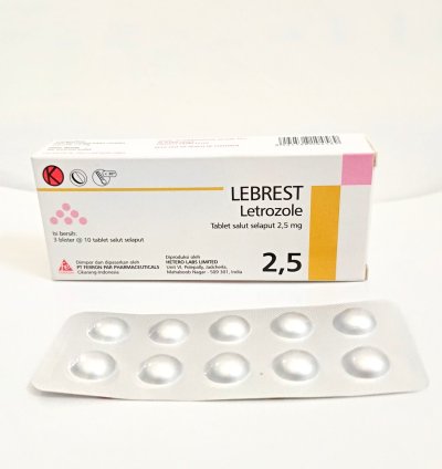 Lebrest Letrozole 25 Mg - 10 Box - Hormonal Therapy For Breast Cancer In Postmenopausal Women Ship By Dhl Express