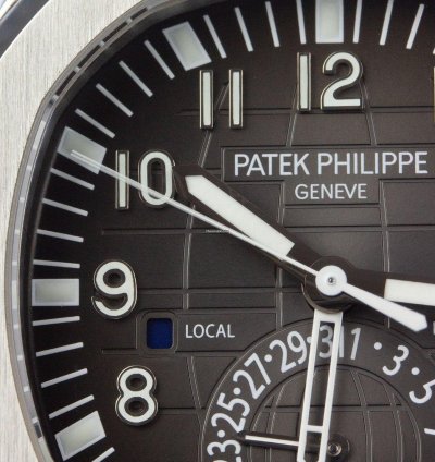 Patek Philippe Aquanaut Dual Time Stainless Steel 5164a-001