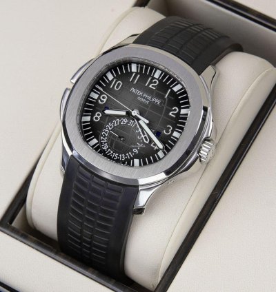 Patek Philippe Aquanaut Dual Time Stainless Steel 5164a-001