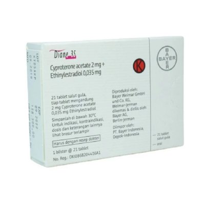 Diane-35 - 10 Box - Oral Contraceptive Treatment For Hirsutism Acne In Women Ship From Dhl Express