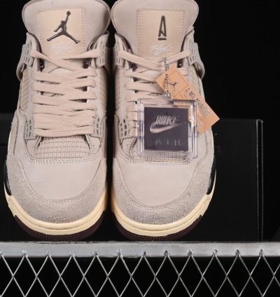 A Ma Maniere X Aj 4 Retro Fossil Stone