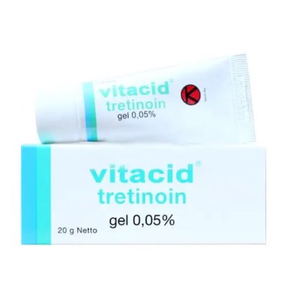 Vitacid Gel Tretinoin 005 Cream 20gr