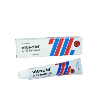 Vitacid Tretinoin 01 Cream For Acne Vulgaris And Photoaging
