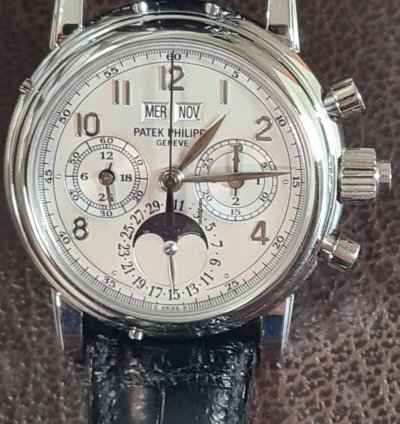 Patek Philippe Perpetual Calendar Chronograph 5004p Perpetual Calendar Chronograph Platinum 100 Never Used Full Set