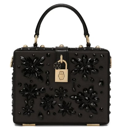 Dolce Gabbana Dolce Box Gemstone Detail Tote Bag