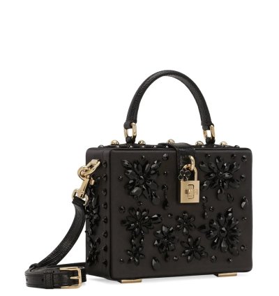 Dolce Gabbana Dolce Box Gemstone Detail Tote Bag