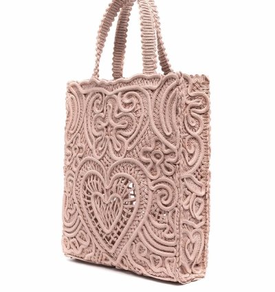 Dolce Gabbana Small Beatrice Cordonetto-lace Tote Bag