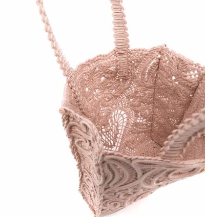 Dolce Gabbana Small Beatrice Cordonetto-lace Tote Bag