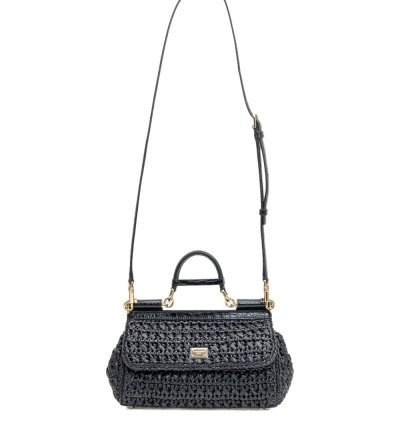 Dolce Gabbana Logo Plaque Tote Bag