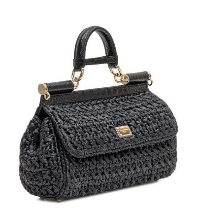 Dolce Gabbana Logo Plaque Tote Bag