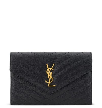 Saint Laurent Logo Plaque Crossbody Bag