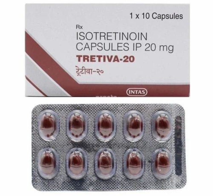 Tretiva Isotretinoin 20 Mg For Acne Pimple 10 Pills