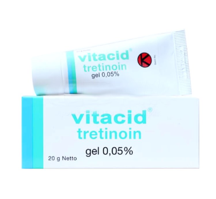 Vitacid Tretinoine 005 Gel Treat Acne Vulgaris And Photoaging