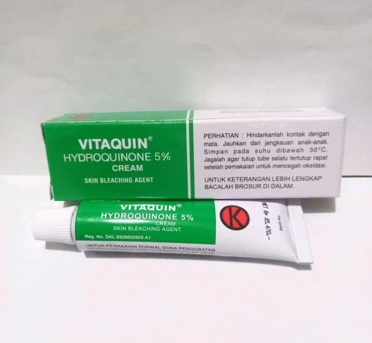 Vitaquin Hydroquinone Cream Reduces Hyperpigmentation