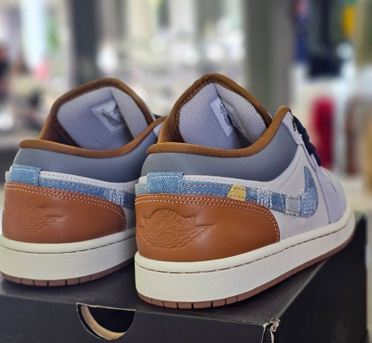 Air Jordan 1 Low Se Phantom Star Blue