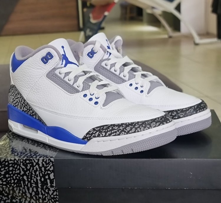 Air Jordan 3 Racer Blue Ct8532-145