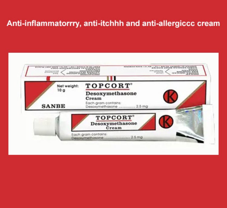 Desoxymethasone-topcort Cream 10 Gram Effective Relief For Itching Skin Inflammation
