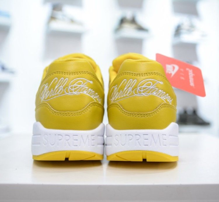 Supreme X Nike Air Max 1 87 Sp speed Yellow